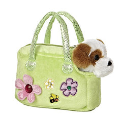 Aurora World Fancy Pals Plush Murphy Dog Purse Pet Carrier