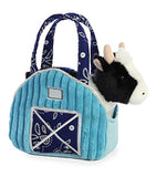 Aurora - Pet Carrier - 7" Aqua Blue Barn