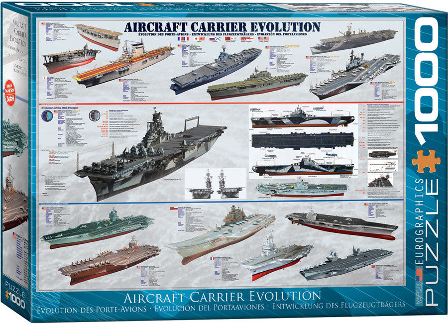 EuroGraphics Puzzles Aircraft Carrier Evolution