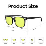 SSG Sunglasses for Women, Blocking 99.44% Blue Light for Computer/Phone/TV, Photochromic Transition Blue Light Blocking Glasses, Anti-Glare Prevent Eye Strain, Computer Glasses for Working-BG801