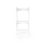 Guidecraft Step Up Kitchen Helper - White: Adjustable Height, Wooden Cooking Step Stool With Safety Rails For Little Kids - Toddler Learning Furniture