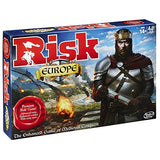 Risk Europe Strategy Board Game by Hasbro - Perfect Game for the Entire Family - Multiplayer Conquest of 7 Unique Kingdoms - Accept Secret Missions, Fight Battles, Take Over Medieval Europe