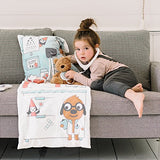 Sago Mini 2-in-1 Fold Up Pillow Playset, Harvey’s Doctor’s Office with Plush Accessories for Toddlers