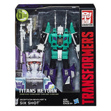Transformers Generations Titans Return Six Shot and Decepticon Revolver