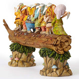 Disney Traditions by Jim Shore Snow White and the Seven Dwarfs Heigh-ho Stone Resin Figurine, 8.25"