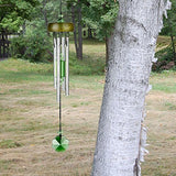 Woodstock Chimes GEMSH Gem Drop Chime, 10", Shamrock