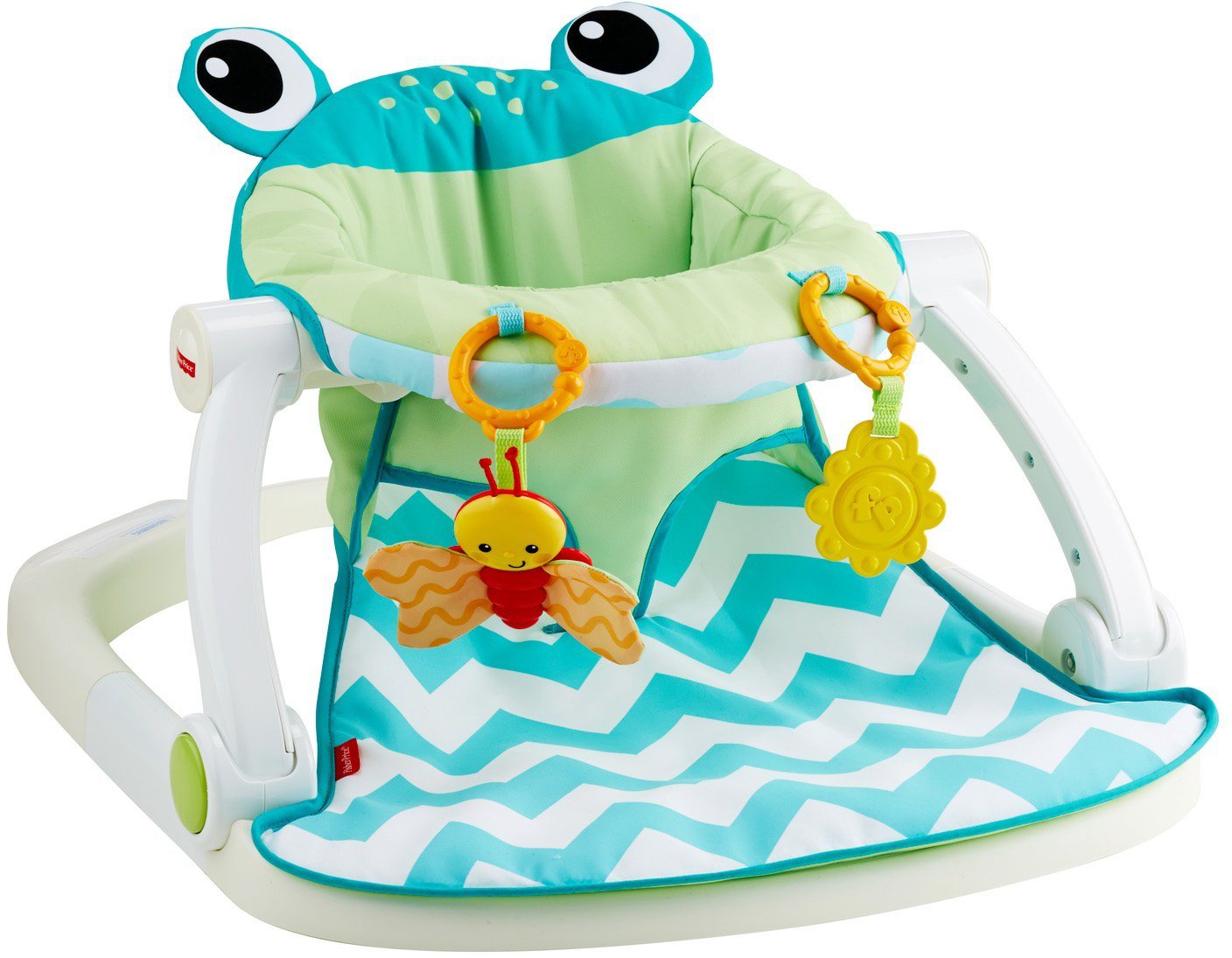 Fisher Price Sit-Me-Up Floor Seat - Citrus Frog CMH49