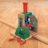 Fisher Price Thomas & Friends Wooden Railway, Steamworks Lift and Repair Train Set - Battery Operated CDK46