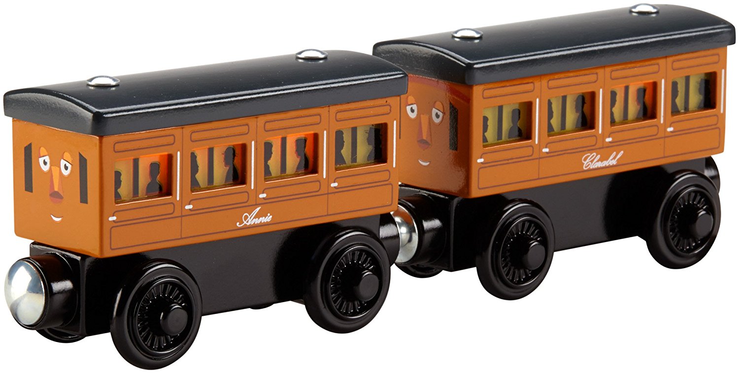 Fisher Price Thomas & Friends™ Wooden Railway Light Up Reveal Annie & Clarabel Multi-pack DFW81