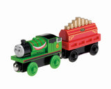 Fisher Price  Thomas & Friends Wooden Railway, Percy's Musical Ride Train - Battery Operated Y4105