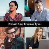 SSG Sunglasses for Women, Blocking 99.44% Blue Light for Computer/Phone/TV, Photochromic Transition Blue Light Blocking Glasses, Anti-Glare Prevent Eye Strain, Computer Glasses for Working-BG801