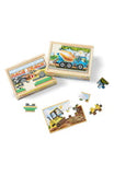 Vehicles and Construction Wood Puzzle 96pc