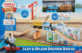 Fisher Price Wooden Railway Leap & Splash Dolphin Rescue Train DFW98