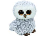 Ty Owlette the Grey Gray and White Owl Beanie Boos Stuffed Animal Plush Toy