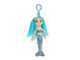 7" Sapphire Clip-On Sea Sparkles Mermaid Aurora Plush