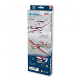 Be Amazing Toys Sky Blue Flight Skyryder Display of 12 Planes 68800