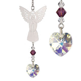 Woodstock Birthstone Angel Suncatcher - February BAFE
