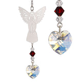 Woodstock Birthstone Angel Suncatcher - January BAJA