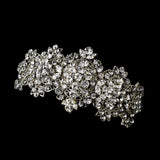 Silver Clear Barrette 8337