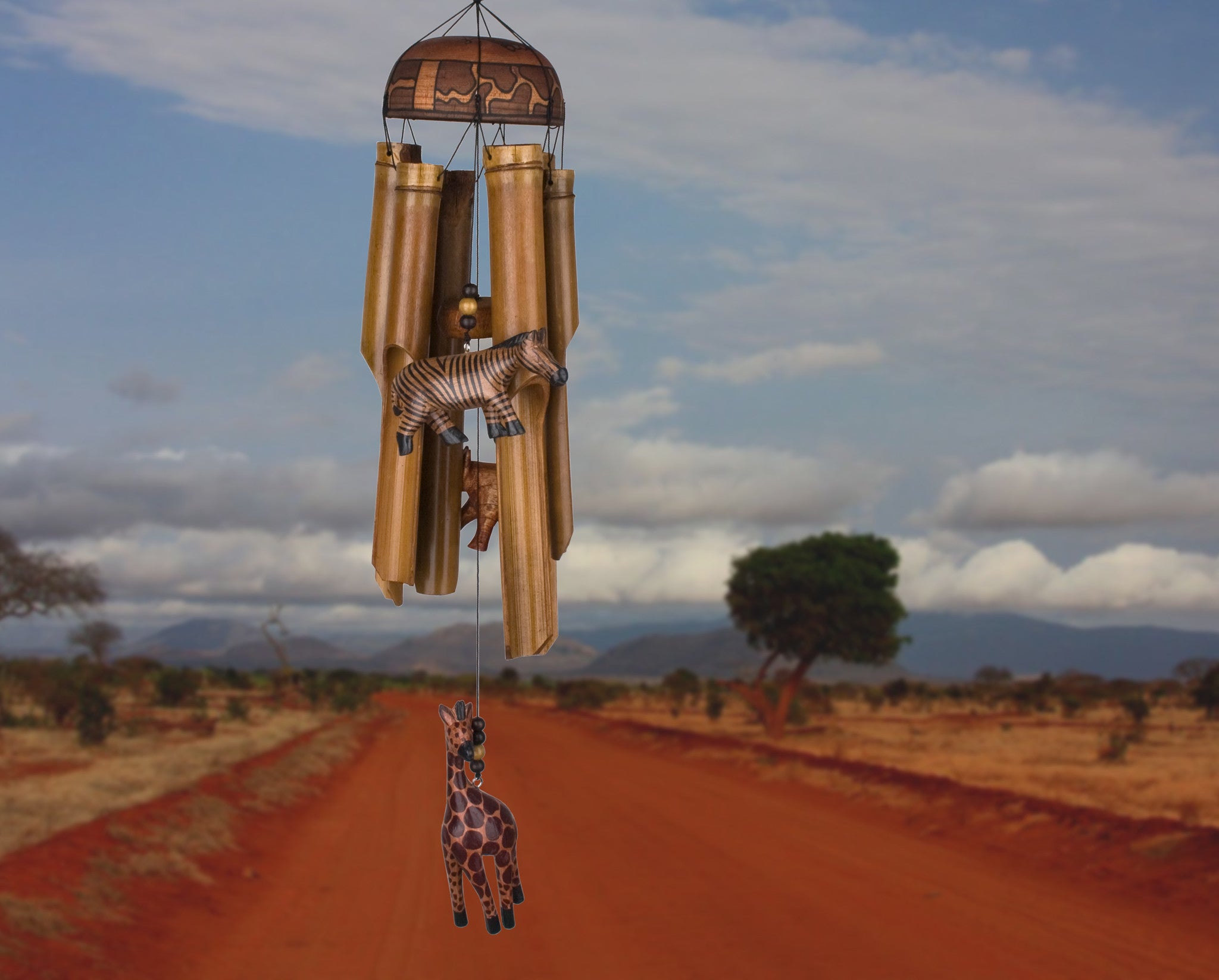 Woodstock African Trio Bamboo Chime CAT601