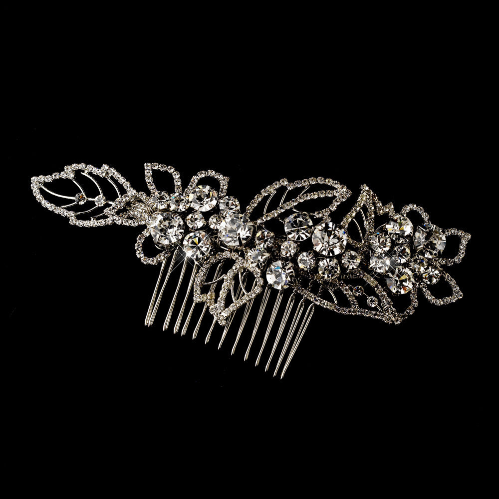 Antique Silver Comb 593