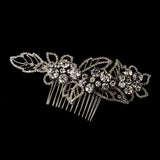 Antique Silver Comb 593