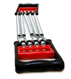Viahart 25" Stainless Steel Chest Arm Expander With Plastic Handle 5 Springs