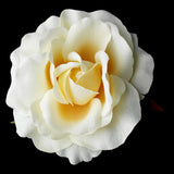 Classic Butter Cream Rose Bridal Flower Hair Clip 408