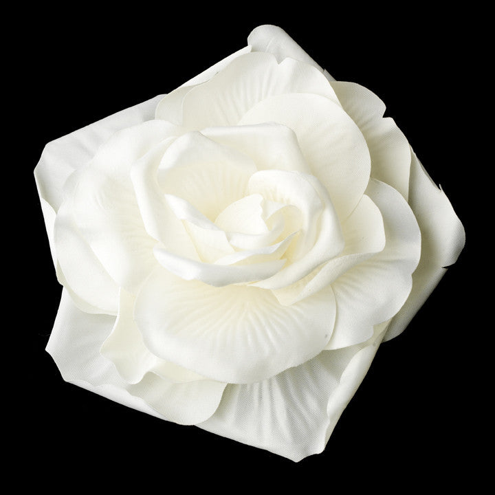 5" Elegant Bridal  Flower Hair Clip 428
