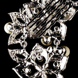 Antique Silver Comb 401