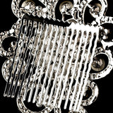 Antique Silver Comb 402