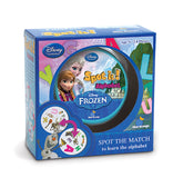 Blue Orange Spot it! Disney Frozen - Alphabet