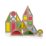 Guidecraft Jr Rainbow Block 40 Piece Set G3083