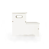 Guidecraft Classic White Storage Step Up G85706