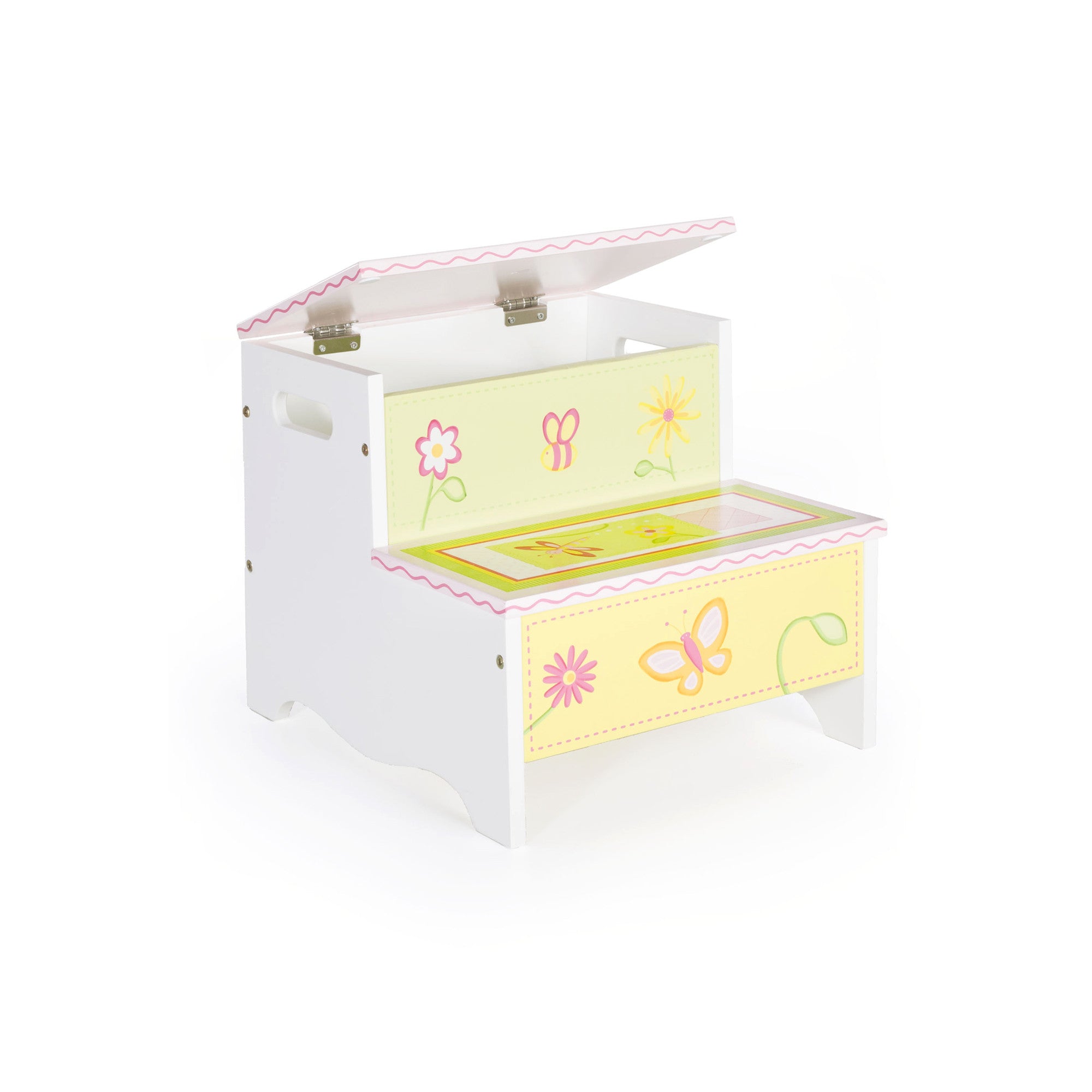 Guidecraft Gleeful Bugs Furniture Collection - Gleeful Bugs Storage Step-Up G88106