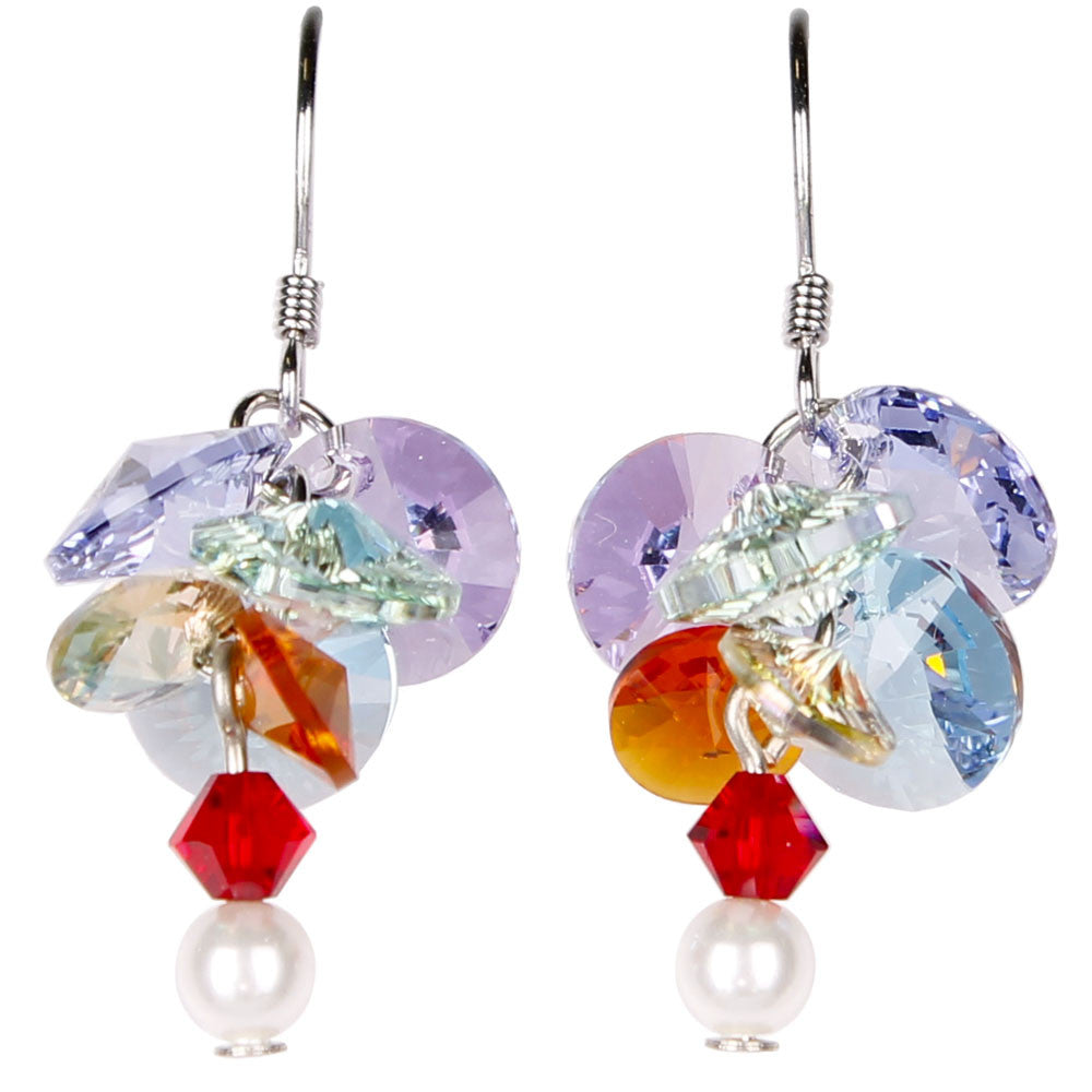 Woodstock Garden Reflections - Chakra Flower Earrings GACE
