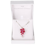 Woodstock Garden Reflections - Pink Rose Necklace GARN