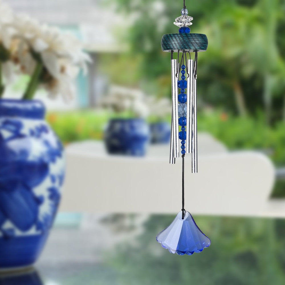 Woodstock Gem Drop Chime - Sapphire GEMSA
