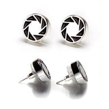 Valve womens Portal 2 Aperture 80s Logo Earrings Standard