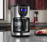 KitchenaidAid 12-Cup Glass Carafe Coffee Maker - Onyx Black KCM111OB