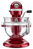 KitchenaidAid Professional 600 Design Series with Glass Bowl - Candy Apple KF26M22CA