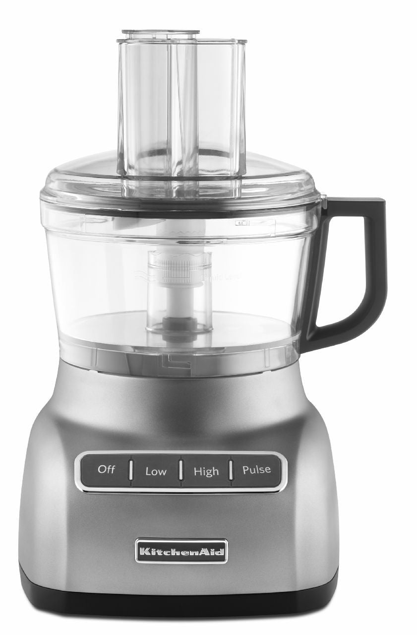 KitchenaidAid 7-Cup Food Processor with ExactSlice System - Contour Silver KFP0711CU