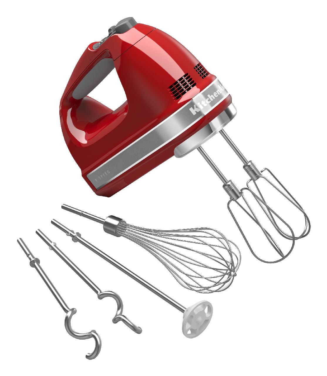 Kitchenaid 9-Speed Digital Hand Mixer - Empire Red KHM926ER