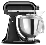 Kitchenaid 5 Qt. Artisan Series with Pouring Shield - Onyx Black KSM150PSOB