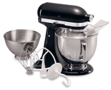 Kitchenaid 5 Qt. Artisan Series with Pouring Shield - Onyx Black KSM150PSOB