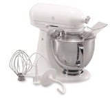 Kitchenaid 5 Qt. Artisan Series with Pouring Shield - White on White KSM150PSWW