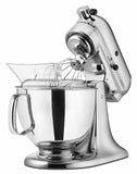 Kitchenaid 5 Qt. Custom Metallic Series with Pouring Shield - Chrome KSM152PSCR
