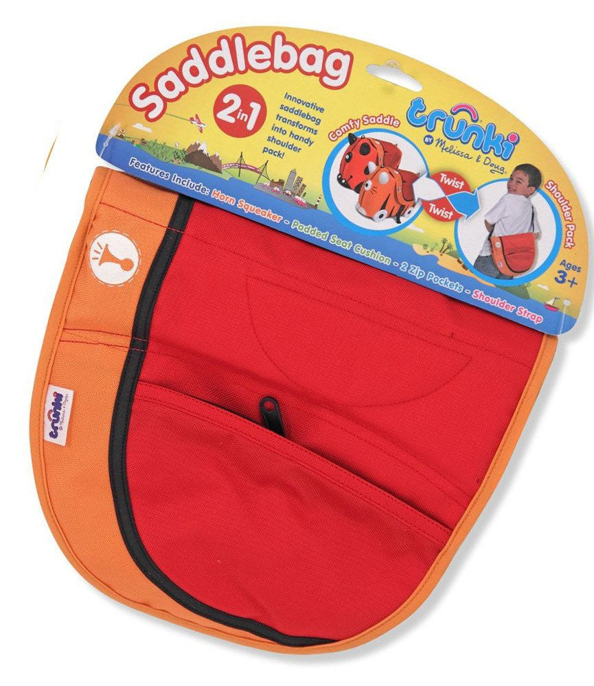 Trunki Red and Orange SaddleBag