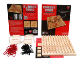 Viahart Rubber Road Rubber Band Wooden Board Game And Pegboard