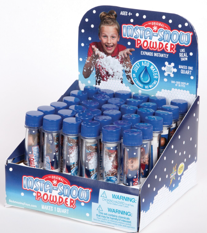 Be Amazing! 36 pc. Insta-Snow® Test Tube Display SNO-100-D